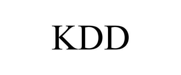 Trademark Logo KDD