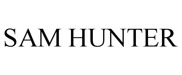 Trademark Logo SAM HUNTER