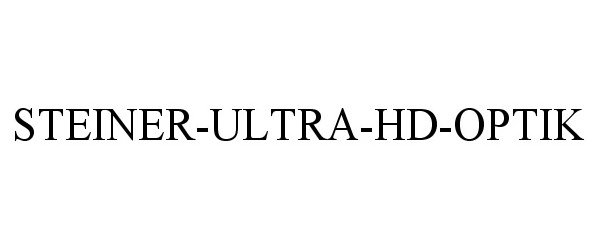 Trademark Logo STEINER-ULTRA-HD-OPTIK