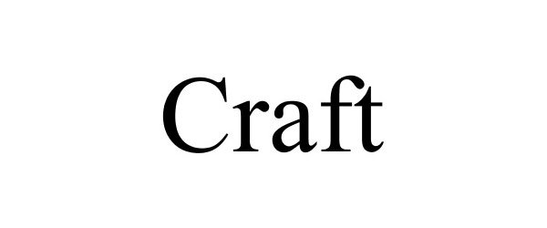 Trademark Logo CRAFT