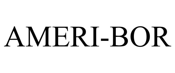 Trademark Logo AMERI-BOR