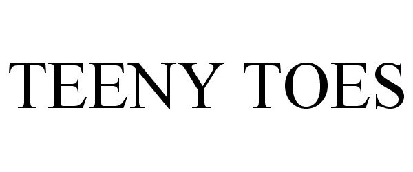 Trademark Logo TEENY TOES