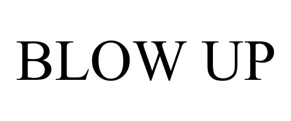 Trademark Logo BLOW UP