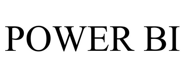 Trademark Logo POWER BI
