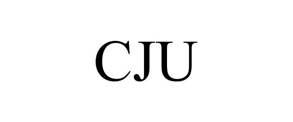 Trademark Logo CJU