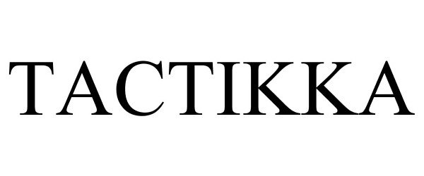 Trademark Logo TACTIKKA