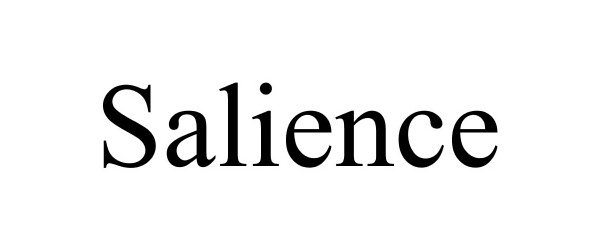 Trademark Logo SALIENCE