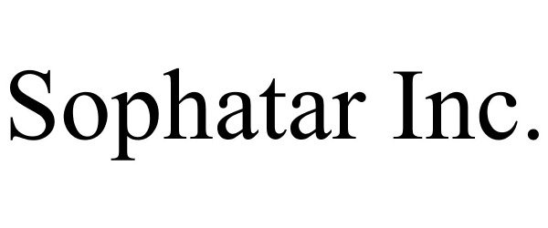 Trademark Logo SOPHATAR INC.