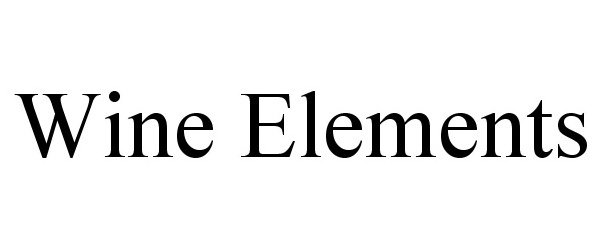 Trademark Logo WINE ELEMENTS