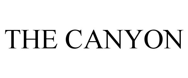 Trademark Logo THE CANYON