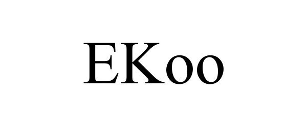 Trademark Logo EKOO