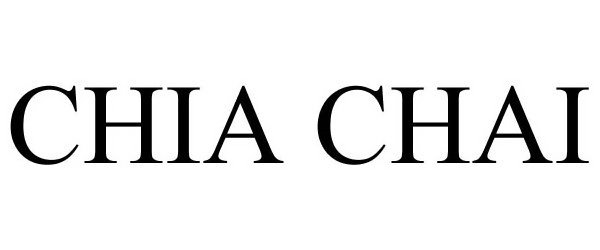 Trademark Logo CHIA CHAI