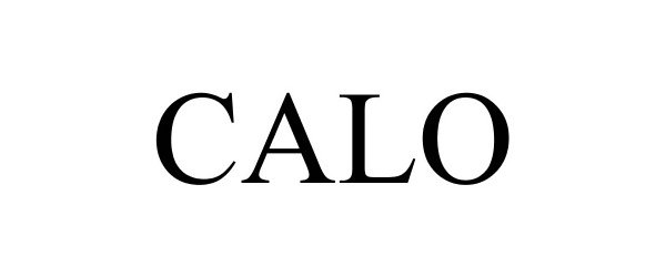 Trademark Logo CALO