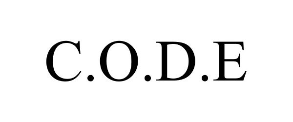 Trademark Logo C.O.D.E