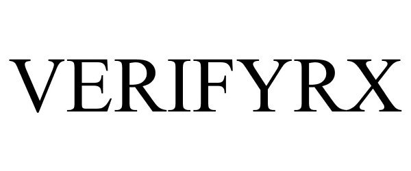 Trademark Logo VERIFYRX