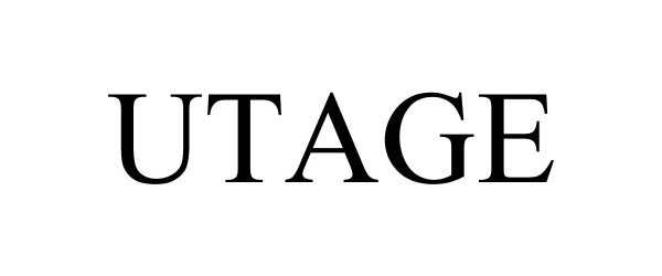 Trademark Logo UTAGE