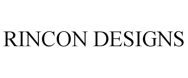 Trademark Logo RINCON DESIGNS