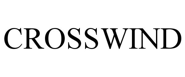 Trademark Logo CROSSWIND