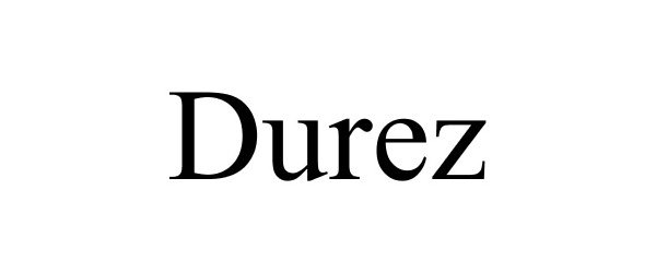 Trademark Logo DUREZ