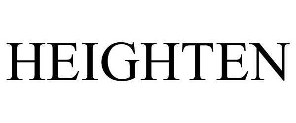 Trademark Logo HEIGHTEN