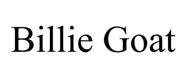 Trademark Logo BILLIE GOAT