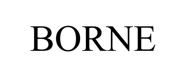 Trademark Logo BORNE