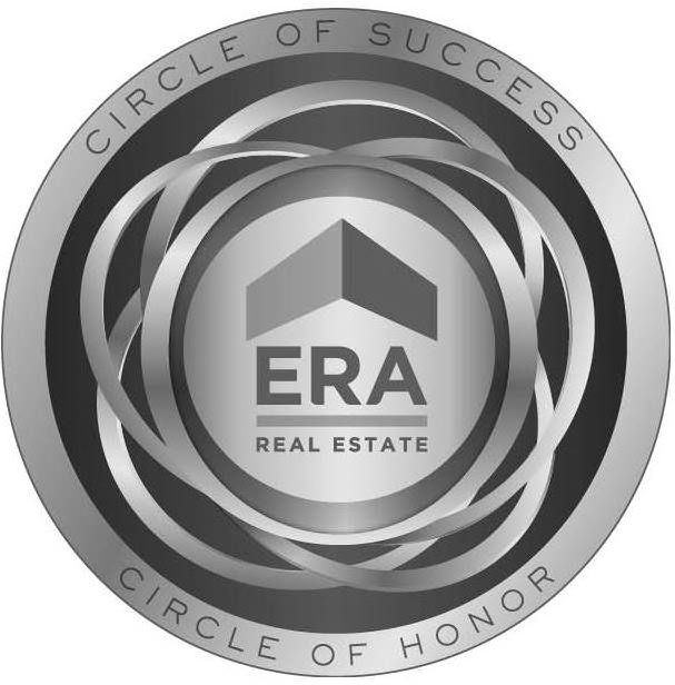 Trademark Logo ERA REAL ESTATE CIRCLE OF SUCCESS CIRCLE OF HONOR