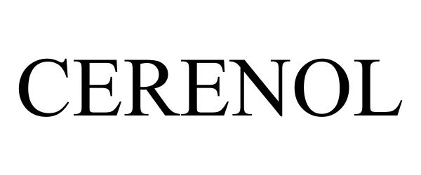 Trademark Logo CERENOL
