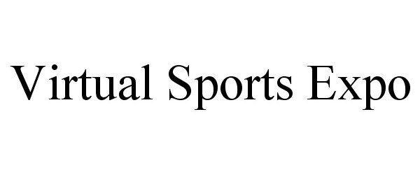 Trademark Logo VIRTUAL SPORTS EXPO