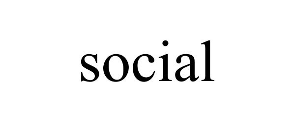 Trademark Logo SOCIAL