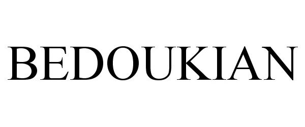 Trademark Logo BEDOUKIAN