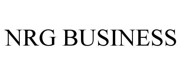 Trademark Logo NRG BUSINESS