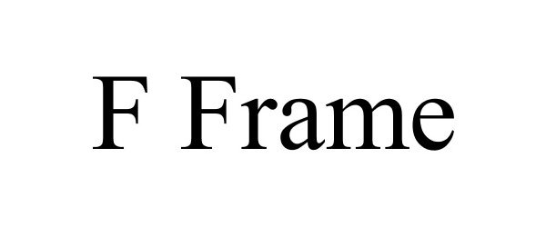 Trademark Logo F FRAME