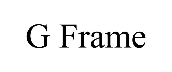 Trademark Logo G FRAME
