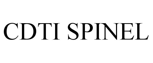  CDTI SPINEL