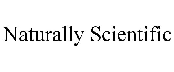 Trademark Logo NATURALLY SCIENTIFIC