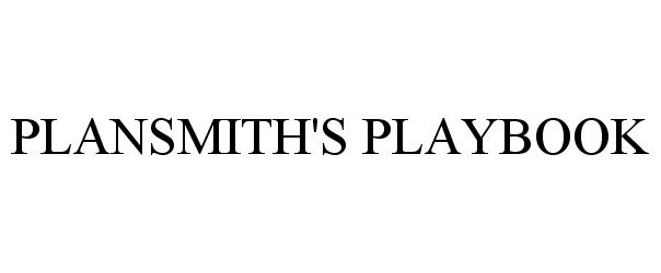 Trademark Logo PLANSMITH'S PLAYBOOK