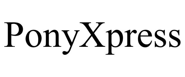Trademark Logo PONYXPRESS