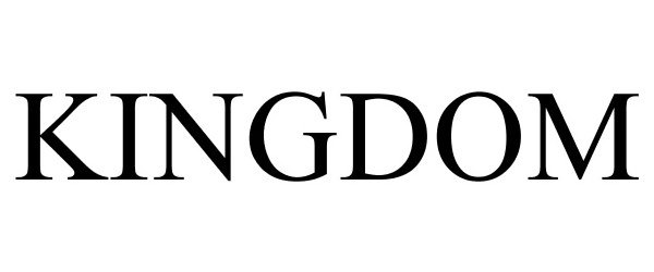 Trademark Logo KINGDOM