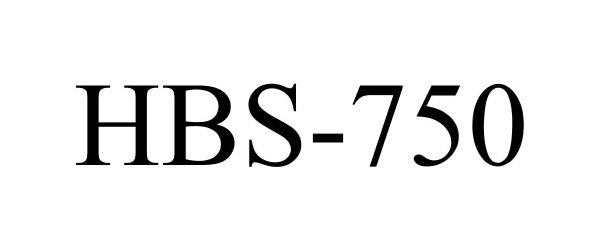 Trademark Logo HBS-750