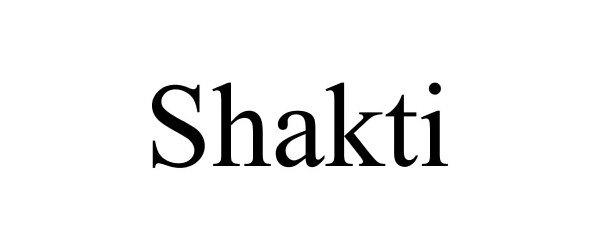 Trademark Logo SHAKTI