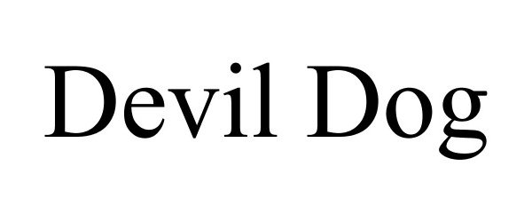 Trademark Logo DEVIL DOG