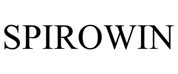 Trademark Logo SPIROWIN