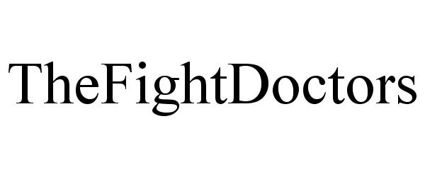 Trademark Logo THEFIGHTDOCTORS