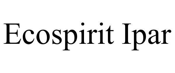 Trademark Logo ECOSPIRIT IPAR