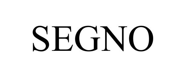 Trademark Logo SEGNO