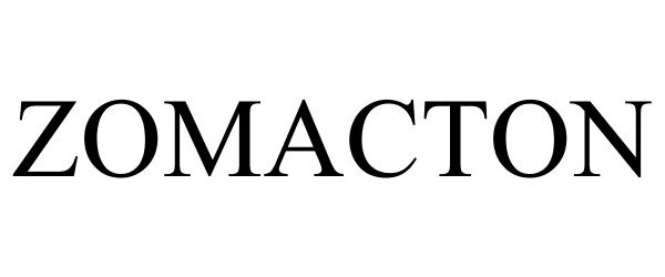 Trademark Logo ZOMACTON