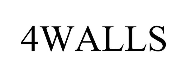 Trademark Logo 4WALLS