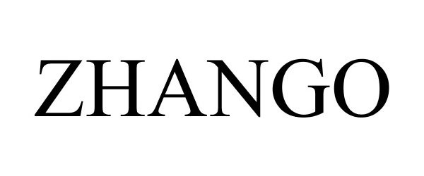 Trademark Logo ZHANGO