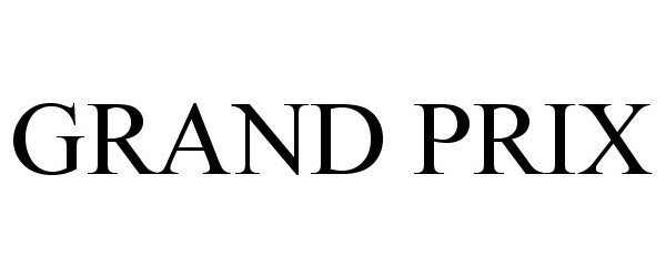 Trademark Logo GRAND PRIX